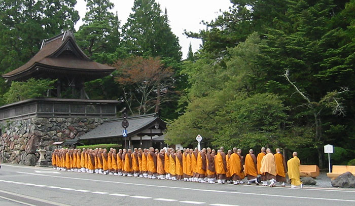 Mt Koya monks