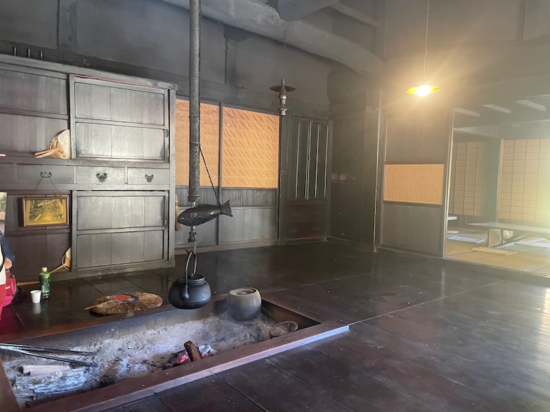 Inside the 250 year old Ichikokuto Chaya