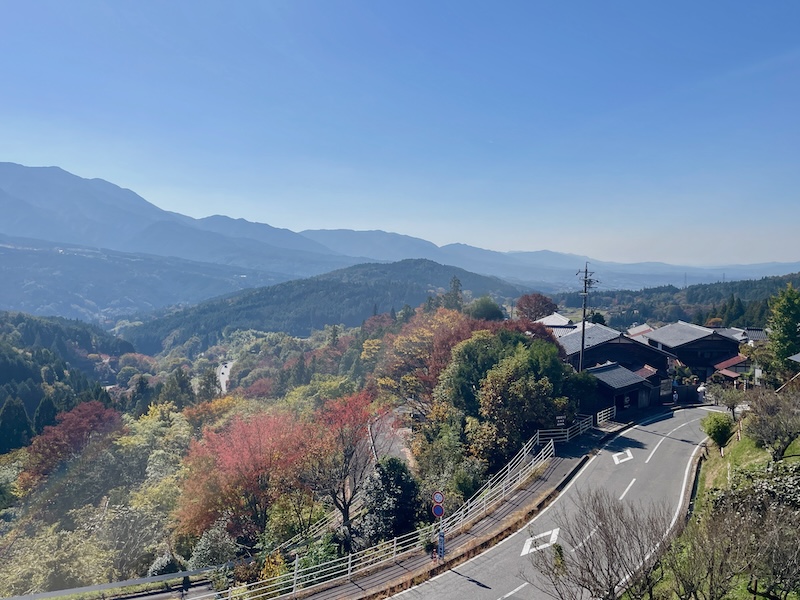Views of the mountains near Magome-juku