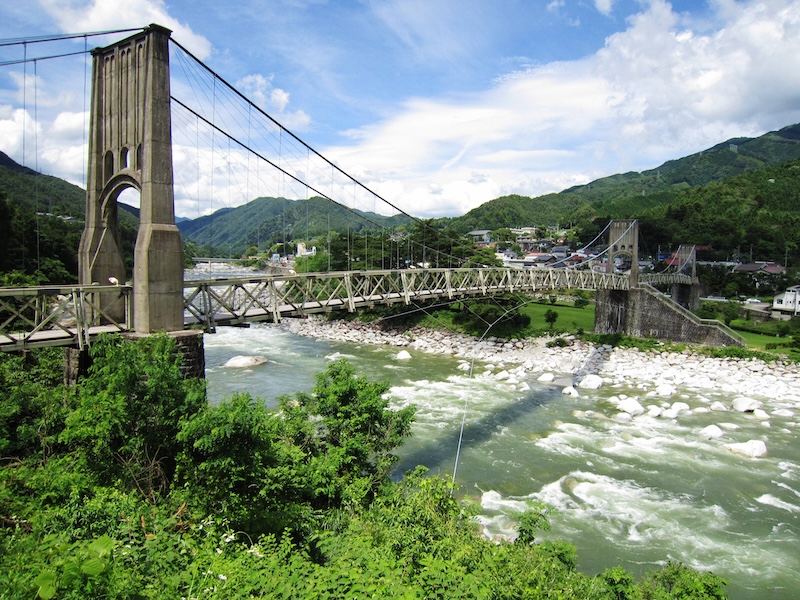 Momosuke Bridge over the Kiso River