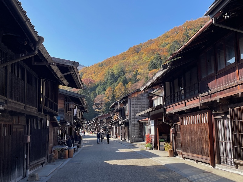 The preserved Edo-period streets of Narai-juku